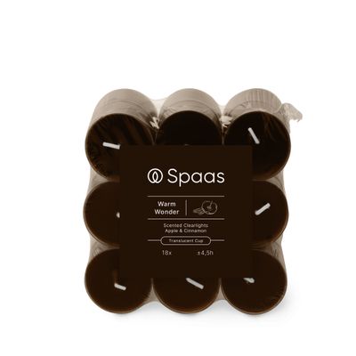 Bougies chauffe-plats parfumées en clear cup warm wonder