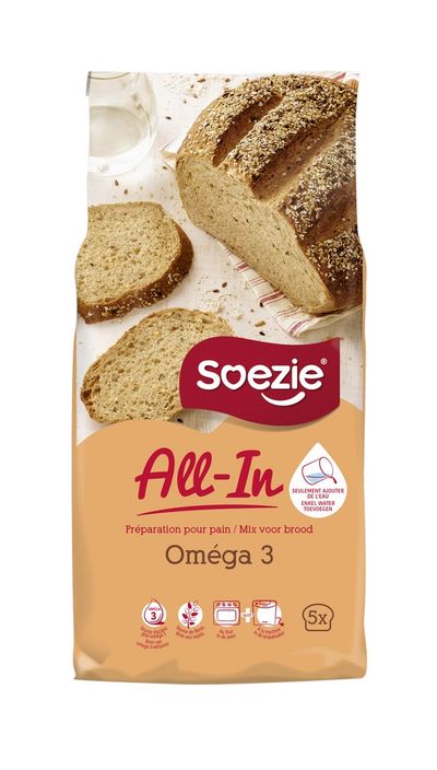 All-in-mix voor omega 3-brood
