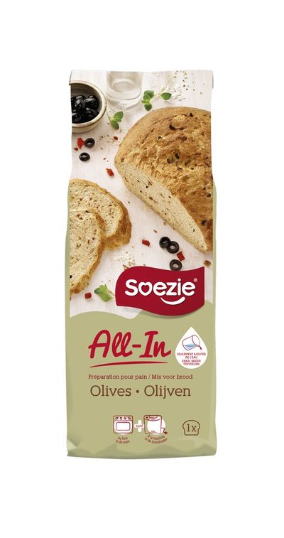 All-in-mix voor olijvenbrood