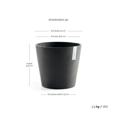 Amsterdam 40 pot de fleurs 