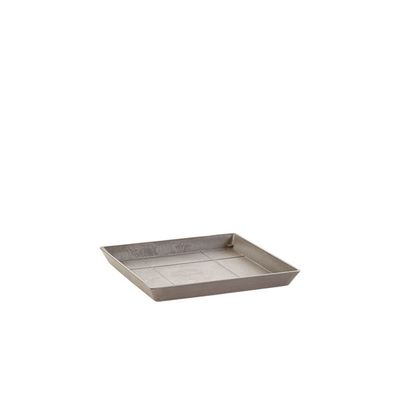 ECOPOTS SOUCOUPE CARREE Taupe 30cm
