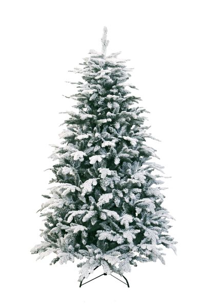 Kunstkerstboom Oslo flocked h225cm