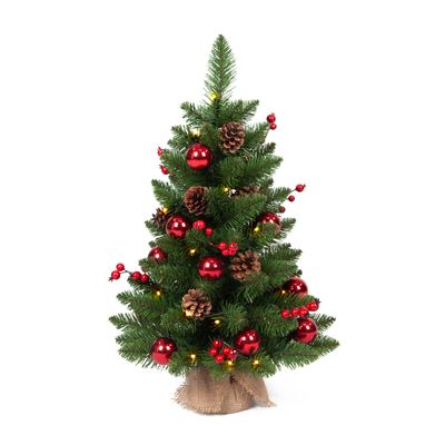 Mini kerstboom60cm met 30 lampjes