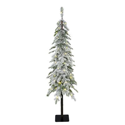 Kerstboom met 60 lampjes h120cm