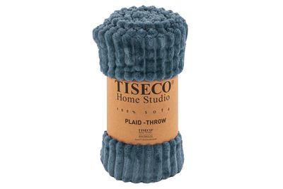 Plaid ribble microflanel - 130x160cm, blue fusion