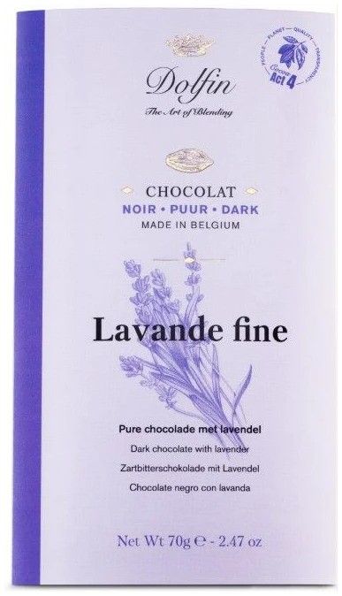 Tablette fondante 60% lavande