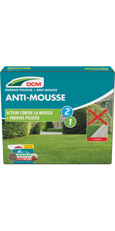 Gazonmeststof met mosverdelger