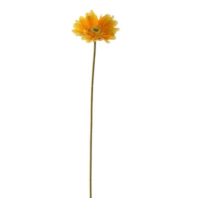 Gerbera geel 56 cm