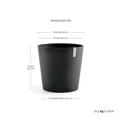 Pot de fleurs amsterdam 60 