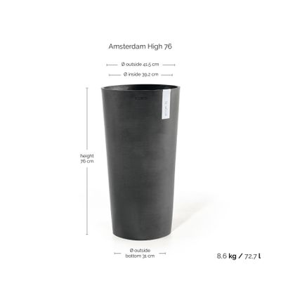 Pot de fleurs amsterdam high 76 