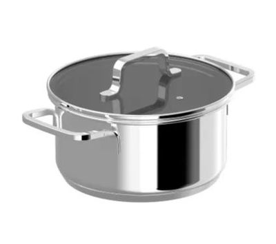 Kookpot met deksel helix 18cm