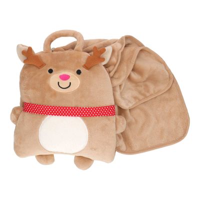 Rugzak met rendierdekentje
