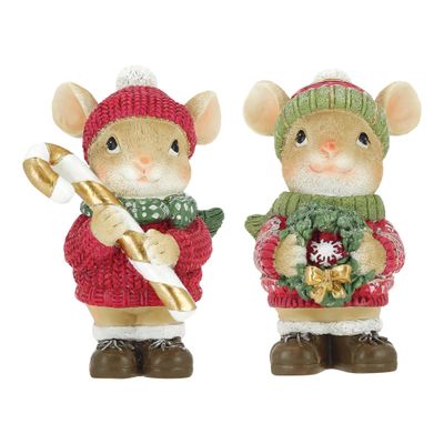 Souris de noël debout
