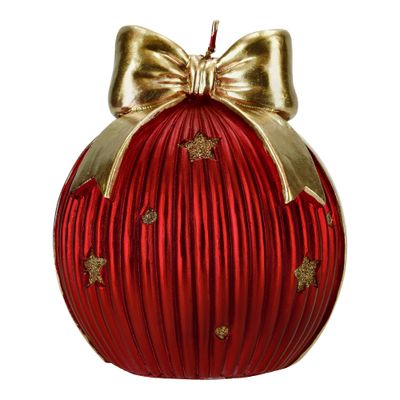 Bougie boule de noël