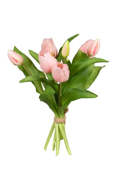 Bouquet de tulipes rose clair