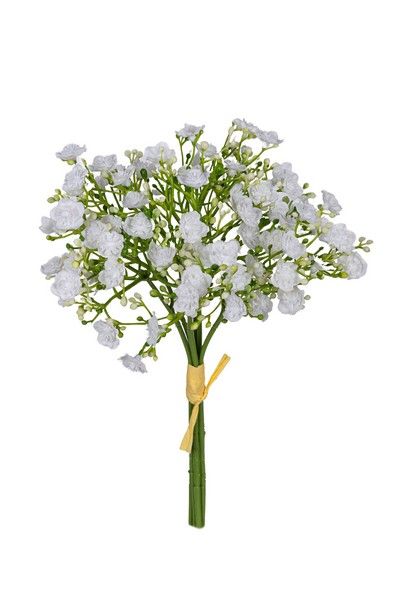 Gypsophila bouquet h28cm blanc