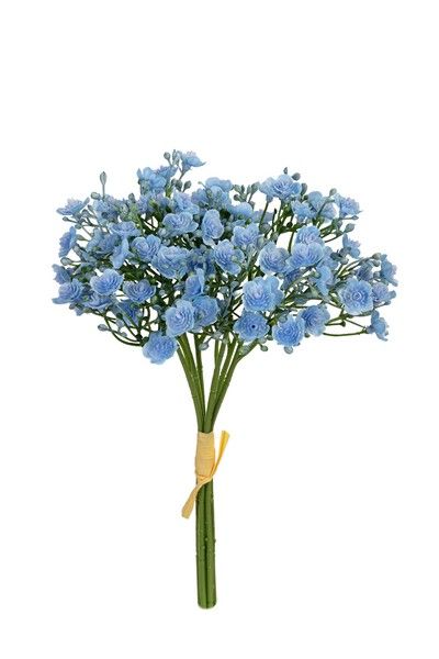 Gypsophila bundel h28cm blauw