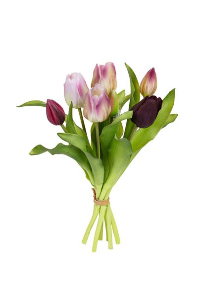 Bouquet de tulipes lila/mauve mix