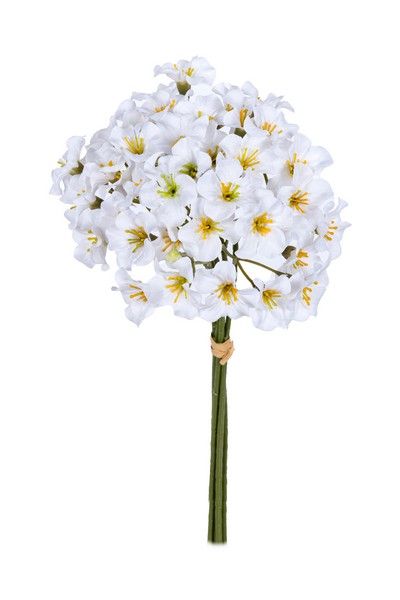 Bloesem bundel h30cm wit