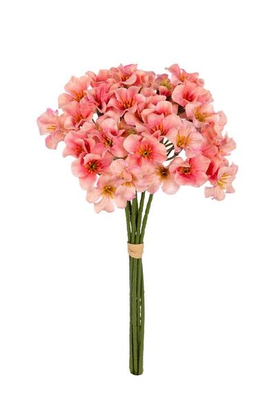 Bloesem bundel h30cm koraal