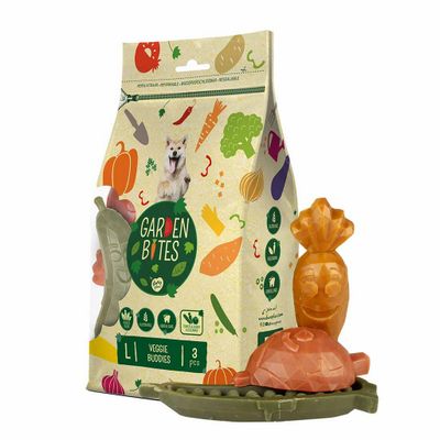 Garden bites snack veggie buddies l-11cm-3st 