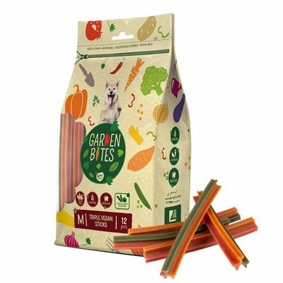 Garden bites snack triple vegan sticks m-15cm-12st 