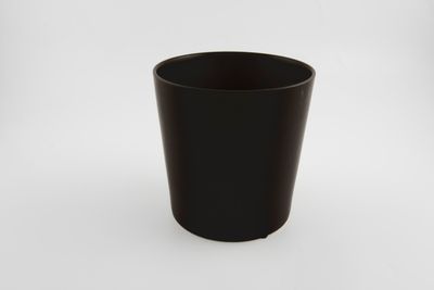Conische minipot d7 basic mat zwart