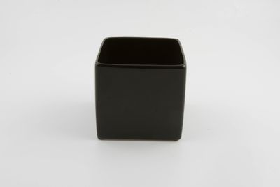 BLOEMPOT VIERKANT BASIC MINI  Ø 11CM MAT ZWART