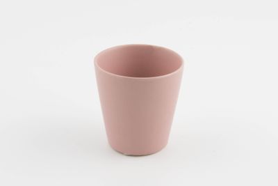 BLOEMPOT CONISCH BASIC MINI Ø 11CM MAT ROZE