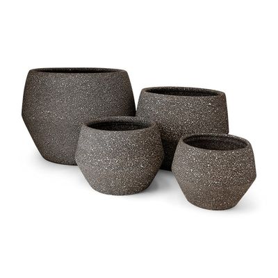 Pot d34 pia zwart bruin