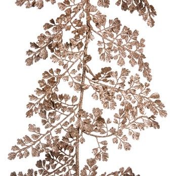 Glitterguirlande met fijne blaadjes