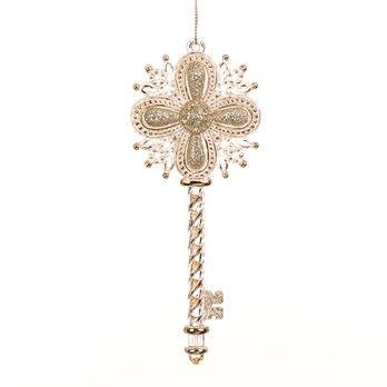 Sleutel ornament met juweel