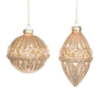 Boule de noël avec anneau bijou