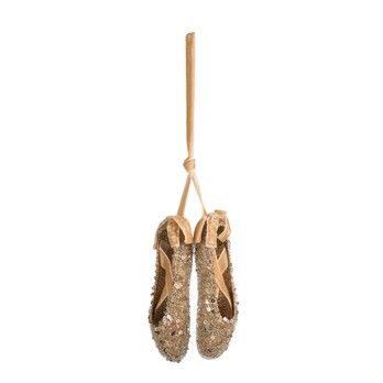 Balletschoentjes ornament met strik