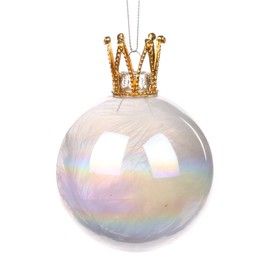 Boule couronne en verre