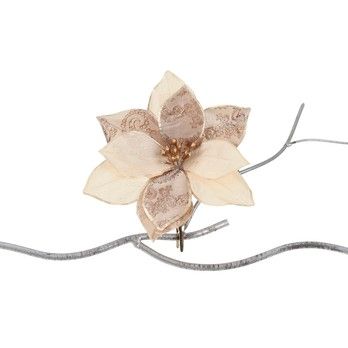 Brokaat bloem op clip