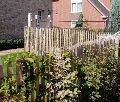 Kastanjehouten hekwerk