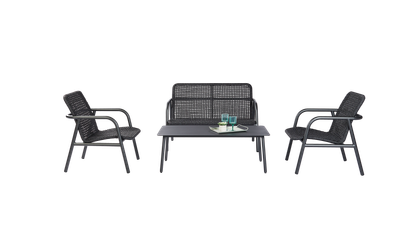 Loungeset Aruba charcoal