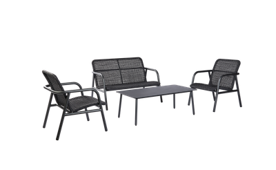 Loungeset Aruba charcoal