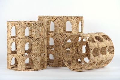 Panier de rangement arcade in waterhyacint