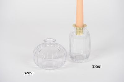 Vase spérique en verre