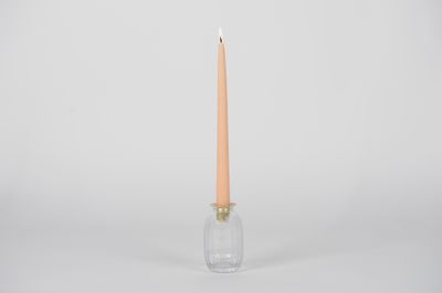 Porte bougie vase en verre