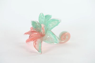 Fleur amaryllis en verre