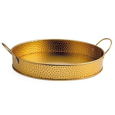 Ronde schotel met hengsel