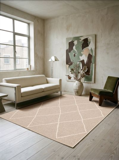 Gloria vloerkleed taupe-beige