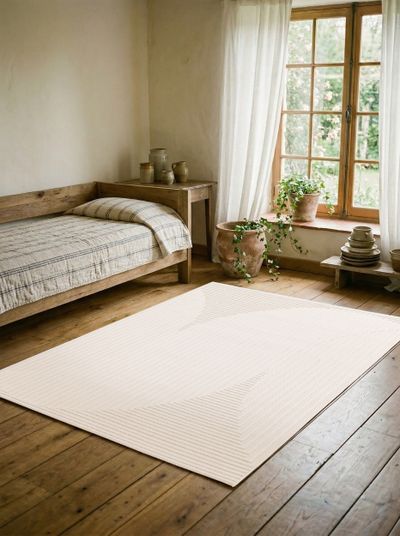 Mahlia vloerkleed beige-wit