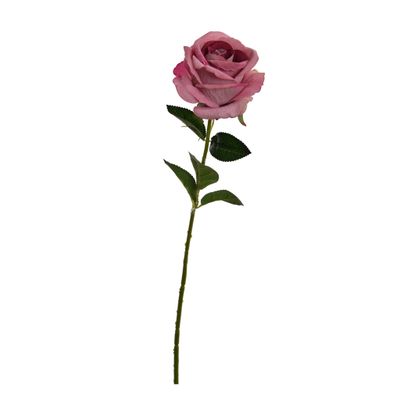 Single velvet rose roze 51 cm