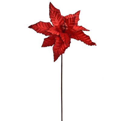 Petite étoile de noël 65cm rouge