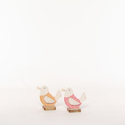 Sa vogel 23 fuchsia/oranje