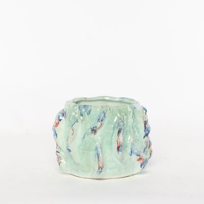 Poterie coby 1 bleu/rouge 